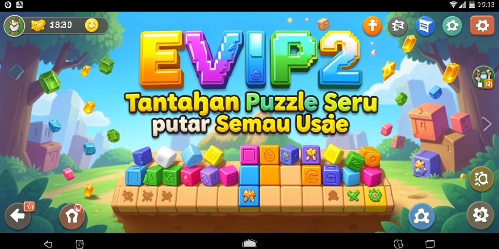 Tampilan gameplay EVIP2 dengan berbagai teka-teki menarik.