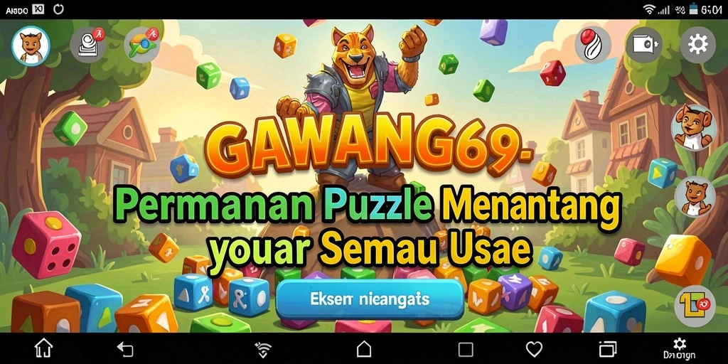 Screenshot GAWANG69 menunjukkan gameplay puzzle yang menarik dan menantang.