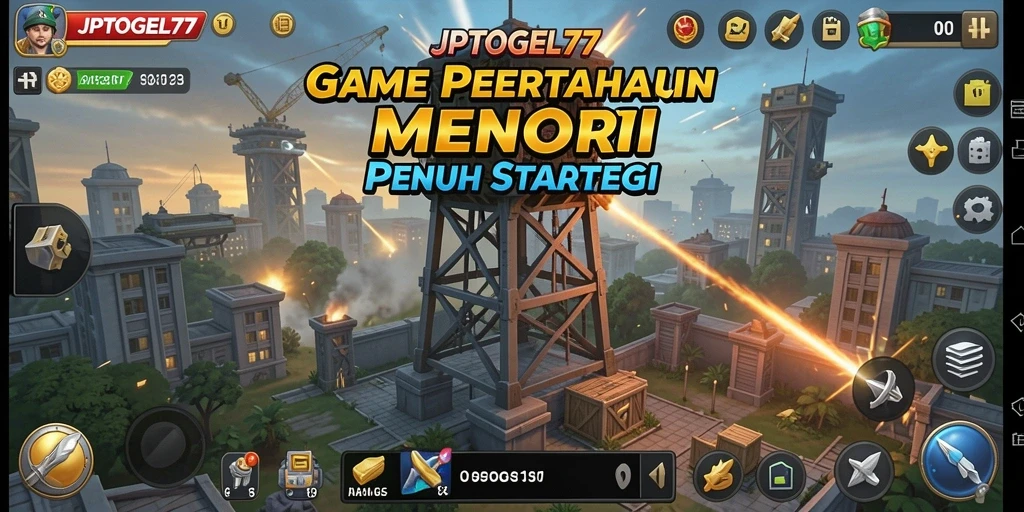 Tampilan gameplay menakjubkan dari JPTOGEL77 dengan strategi Tower Defense yang menarik.
