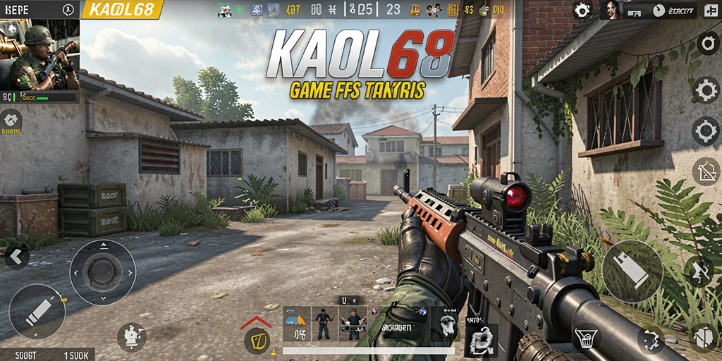 Tampilan gameplay seru dalam KAOL68 dengan aksi tembak-menembak menegangkan.