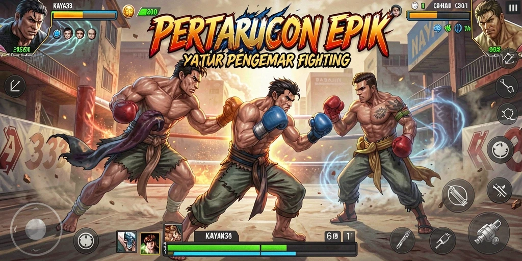 Tampilan gameplay KAYA33 yang intens dan mendebarkan.