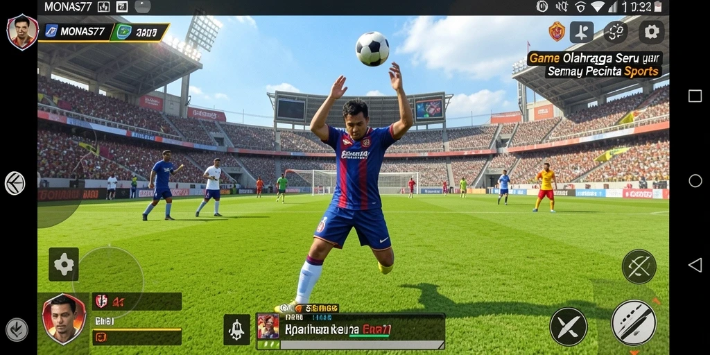 Tampilan gameplay seru dan interaktif di MONAS77.
