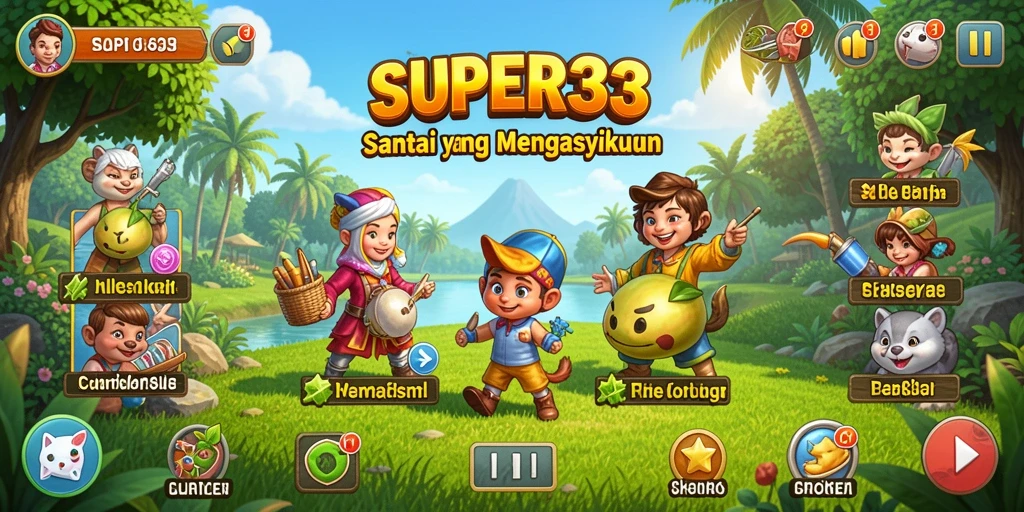 Tangkapan layar gameplay SUPER33 yang seru dan menghibur.