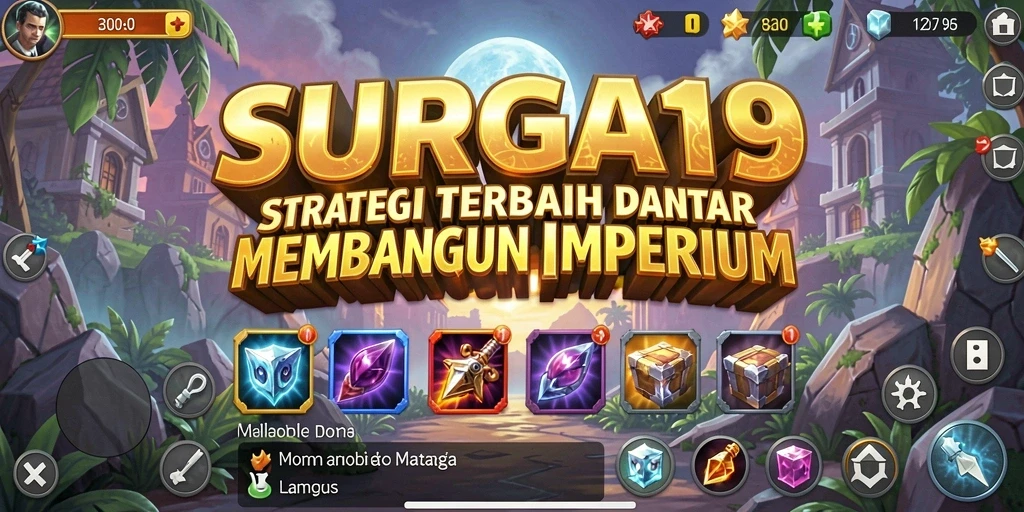 Tampilan gameplay strategi yang seru di SURGA19 dengan berbagai unit dan taktik.