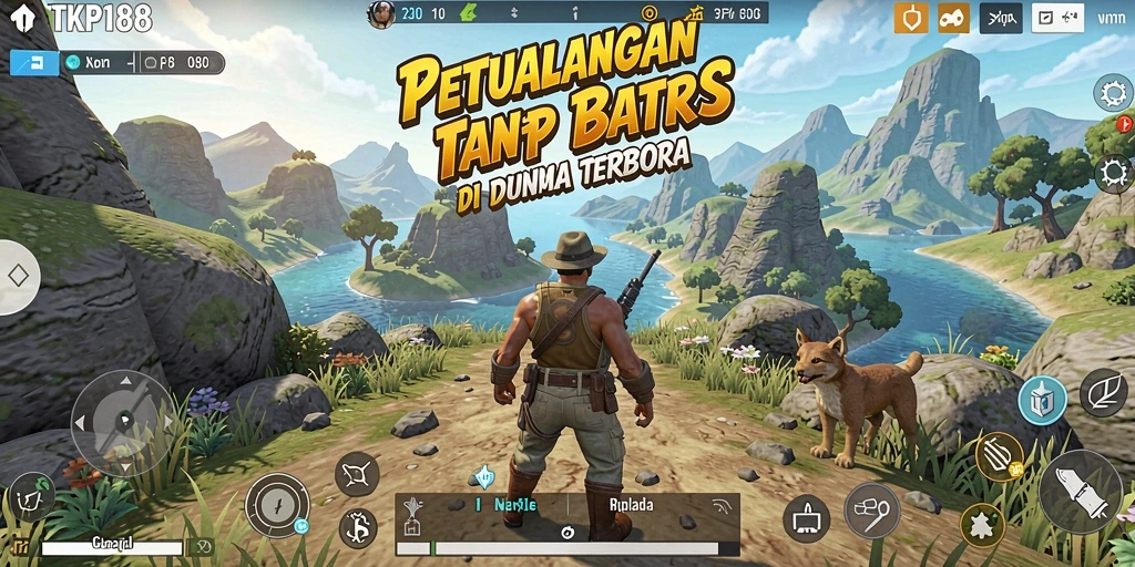 Tangkapan layar gameplay TKP188 dalam dunia terbuka yang memukau.